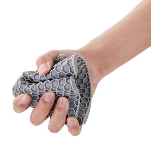 Round honeycomb silicone placemat anti-scalding anti-slip mat insulated pot mat silicone table mat easy to clean high temperature resistant wholesale