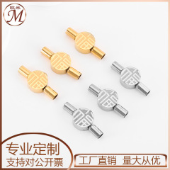 ステンレスの周家の同じタイプの福の字の赤い縄のブレスレットの福は高い保色の18kの金色の手のブレスレットのステンレスのボタンを掛けます。