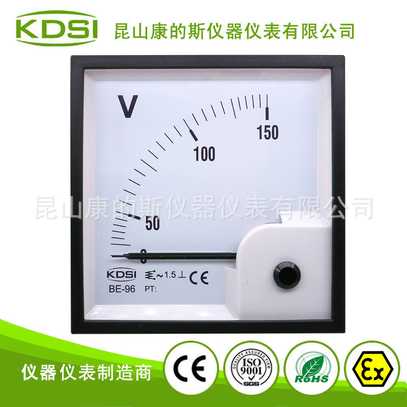 供应 KDSI指针式交流电压表BE-96 AC150V CE认证电表 出口品质