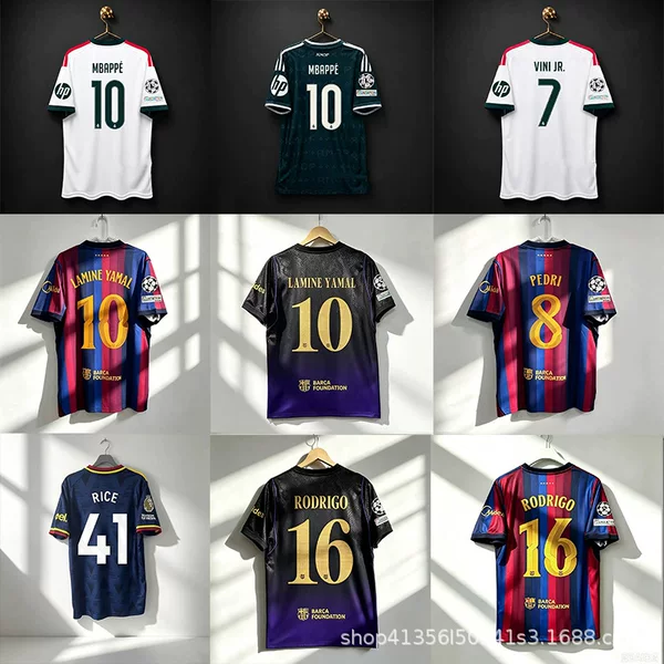 2026 World Cup Football Jersey Fan Version Argentina Retired Version Brazil Number 10 Yamal Barcelona Real Madrid Jersey