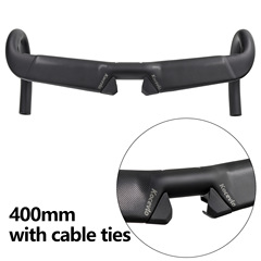 New Carbon Fiber Road Bike Handlebar with Curved Grip, UD Matt Finish, Unbranded Windbreak Curve Handlebar