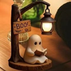 跨境新品Ghost Swing Lamp幽灵摇摆灯树脂工艺品摆件万圣节装饰