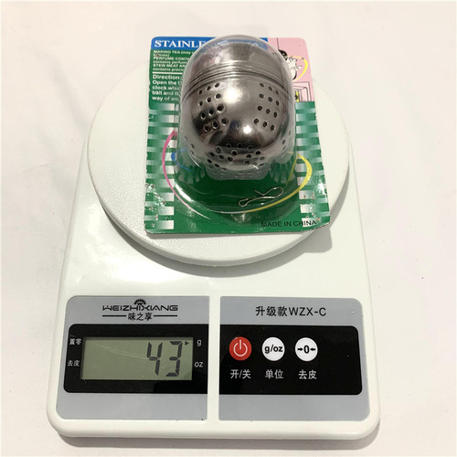 Round stainless steel tea filter tea set household household tea filter mesh filter tea ball creative ball-shaped flavor treasure tea separator