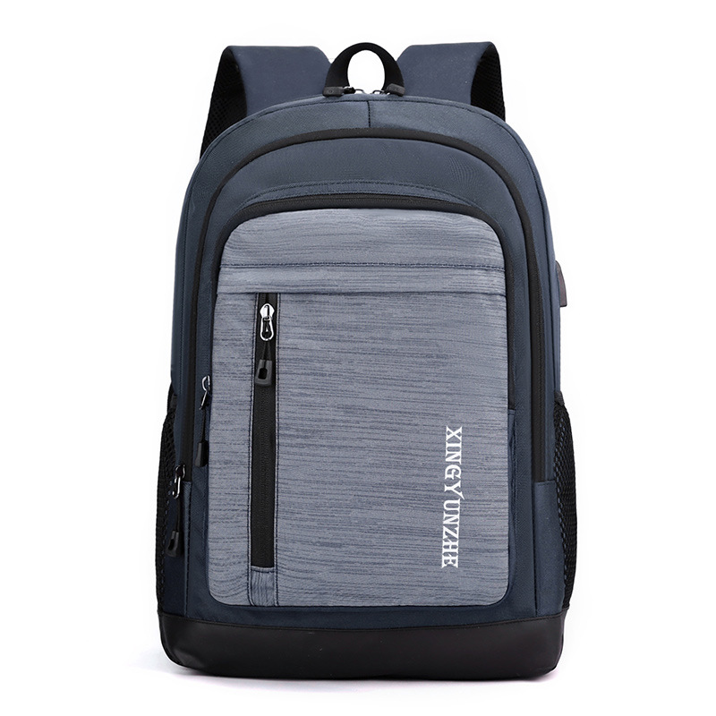 Comercio exterior al por mayor 2024 nuevos hombres 15 pulgadas mochila de computadora moda nailon mochila de negocios escuela secundaria