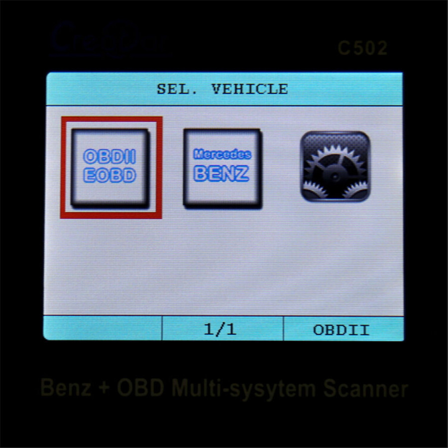 Creator C502 Benz & OBDII/EOBD SCANNER Genuine Automotive Fault Detection and Diagnostic Device
