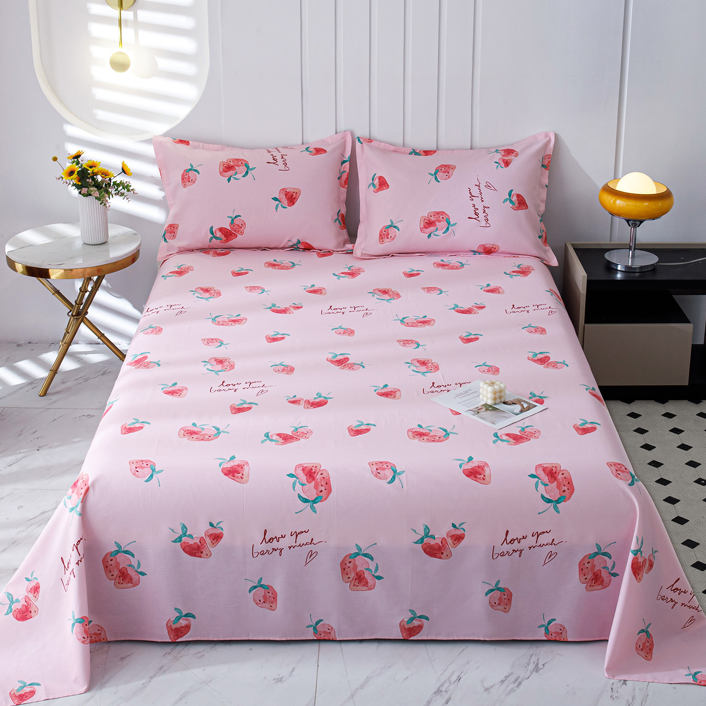 100% algodón sábanas dormitorio de estudiantes cubierta de cama individual niños de verano una sola pieza engrosada edredón al por mayor image 57
