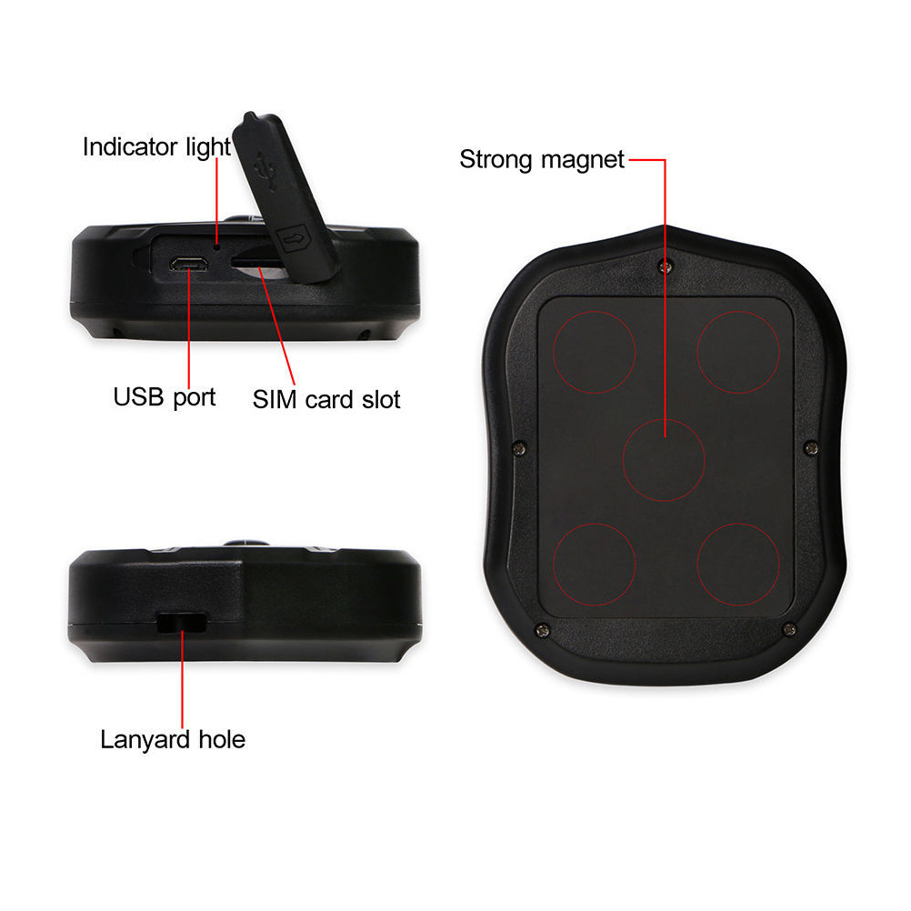 Tk905B 10,000 Mah Large Battery Positioning Tracker Strong Magnetic Waterproof Gps Free Platform Amazon Hot