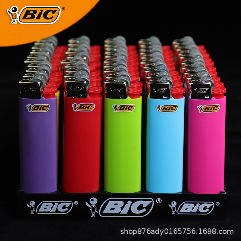 French brand Bic Bic J3 long lighter disposable gear flint grinding wheel type explosion-proof lighter medium size