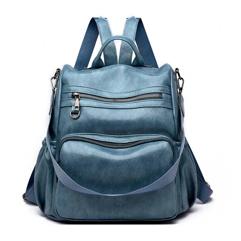 Cross-Border Bag Amazon Pu Backpack for Women 2026 New Anti-Theft Backpack for Women Fashionable Casual Large Capacity Backpack