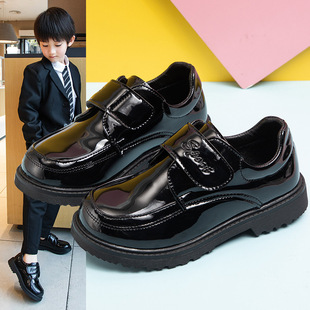 Детская обувь для мальчиков для кожаной обуви в английском стиле, в корейском стиле, в британском стиле, подходит для подростков