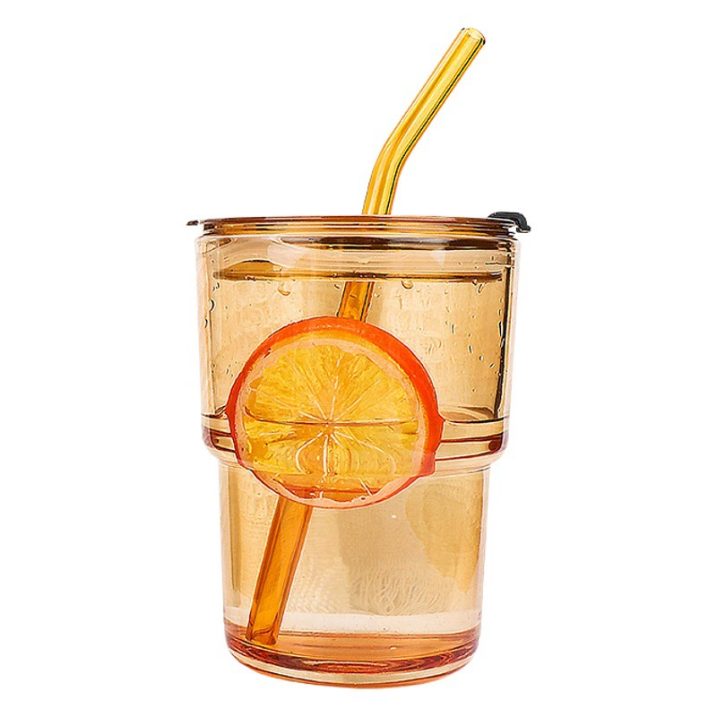 Бамбуковая чашка оптовая чистая красная высококлассная кофейная чашка молоко подарок чашка для воды бытовая изоляционная чашка стеклянная соломенная чашка