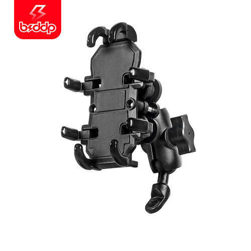 Factory direct supply motorcycle shock-absorbing anti-shock mobile phone holder electric vehicle riding take-out navigation holder eight-claw wholesale