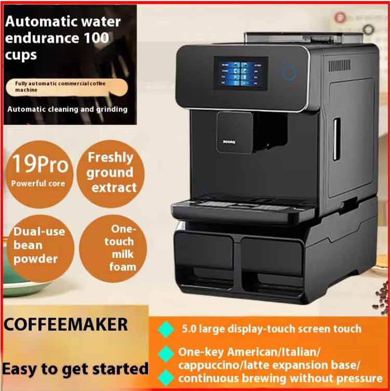 Coffee Machine, Fully Automatic New Model Coffee Machine, Office Model Automatic Coffee Machine, Hotel Coffee Machine A10 Milk Frother for Home Use