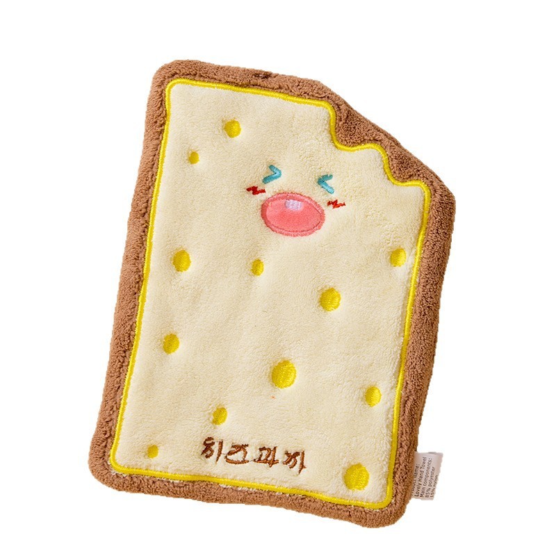 厚手モデル】漫画かわいいハンギングハンドタオル吸水速乾ハンドタオル浴室キッチンハンカチ子供用ワイプ|undefined
