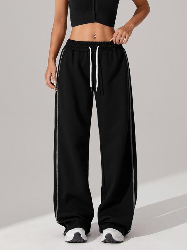 Women's Side Striped Pants Casual Comfy Breathable Trousers|undefined