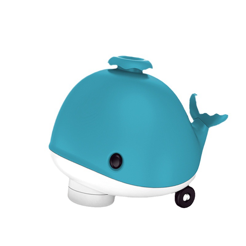 Diversión suspensión soplado bola eléctrica juguetes de los niños música ligera Universal de conducción ballena juguetes de modelado de dibujos animados al por mayor