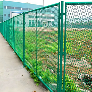 Ready-Made Fence Net, Diamond-Shaped Guardrail Supply, Plastic Steel Plate Net, Isolation Guardrail Net, Anti-Climbing Fruit Tree Dipped Guardrail