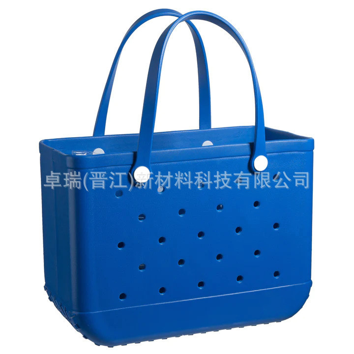 eva沙滩包欧美轻便洞洞包时尚diy大容量女士手提包海边专用单肩包