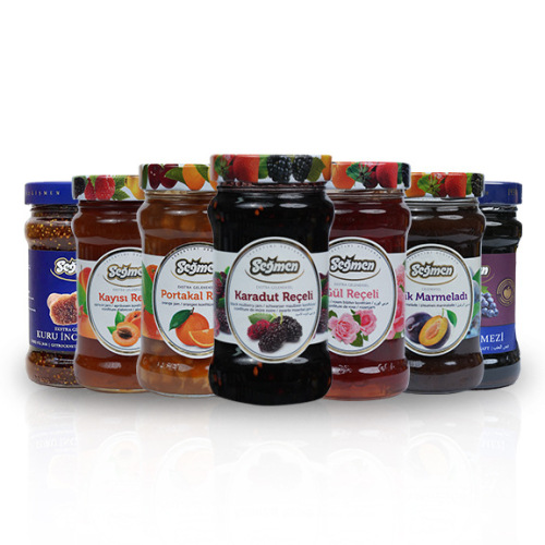 Turkish imported SEG jam multi-flavor 380g household breakfast bread spread with fruit ingredients mixed jam