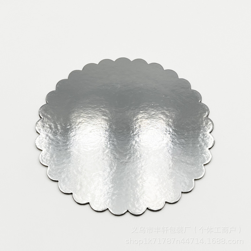 Fábrica spot 8 / 10 / 12 pulgadas cruzada al por mayor a prueba de agua a prueba de aceite placa de pastel redondo base de pastel de cumpleaños