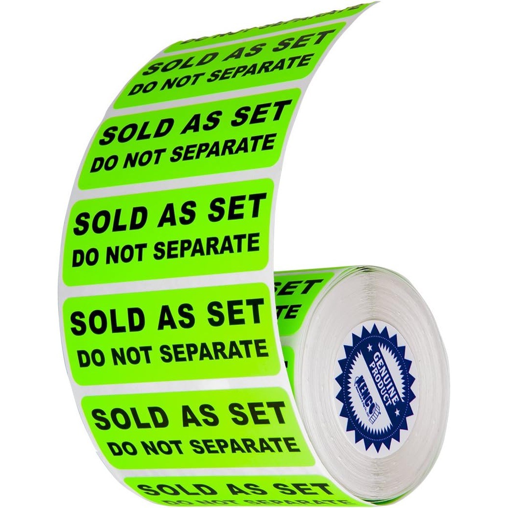 定 制多尺寸荧光绿3x1英寸发货贴纸多种颜色