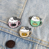 Cup, brooch, pin, cute badge for beloved, Birthday gift