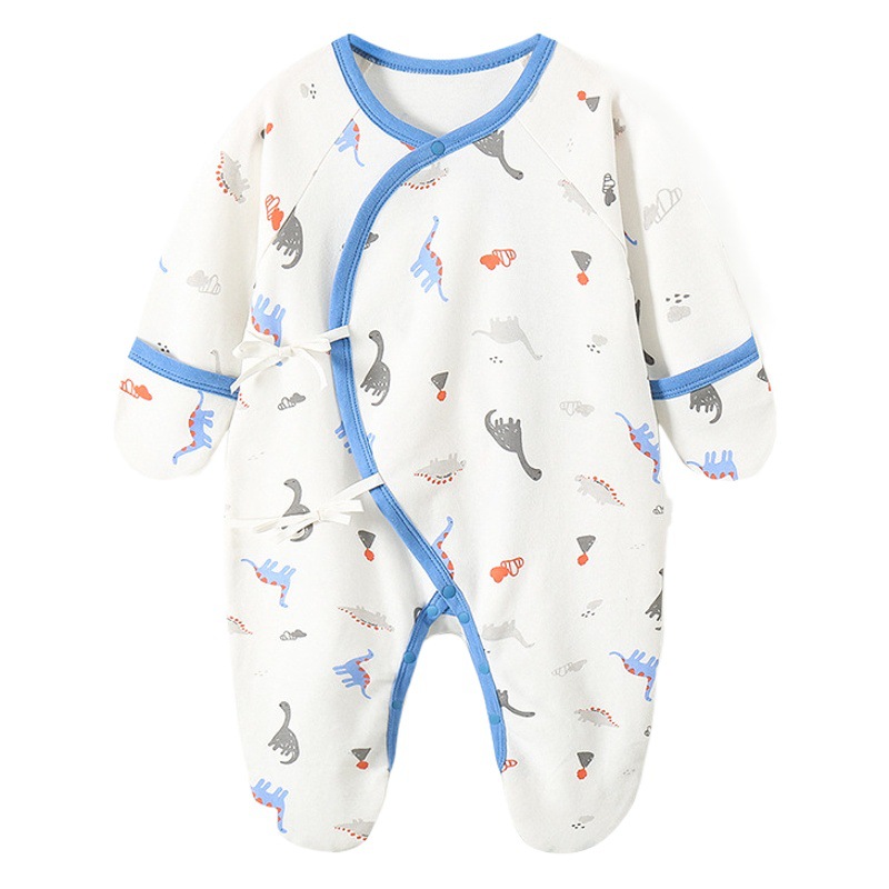 Bebé recién nacido mono bebé prematuro bolsa embrague pies bebé mameluco niños lindo dormir ropa anti-shock