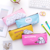 Cartoon pencil case for elementary school students, cute polyurethane teaching stationery, wholesale