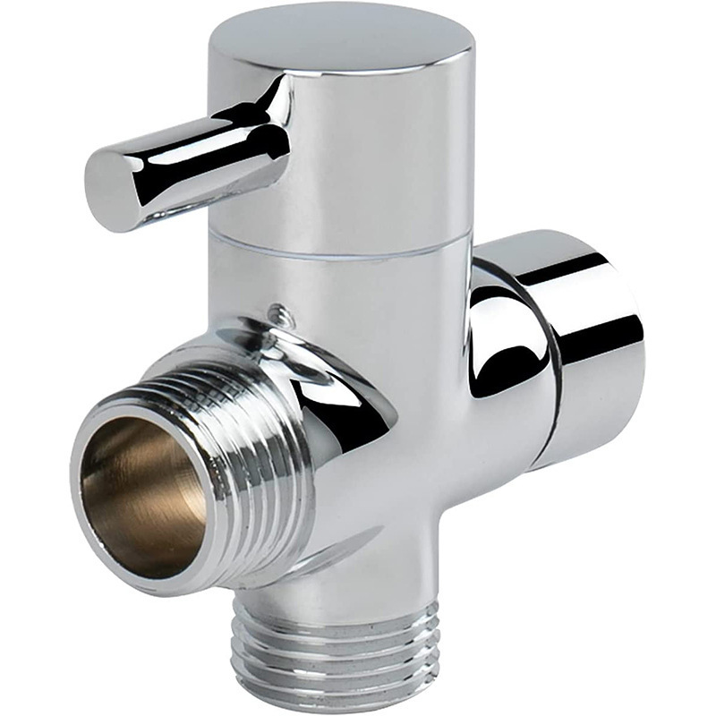 Foreign Trade U.S. Standard European Standard All Copper Shower Separator G1/2 7/8 Toilet Connector Toilet Spray Gun Three-way Diverter Valve