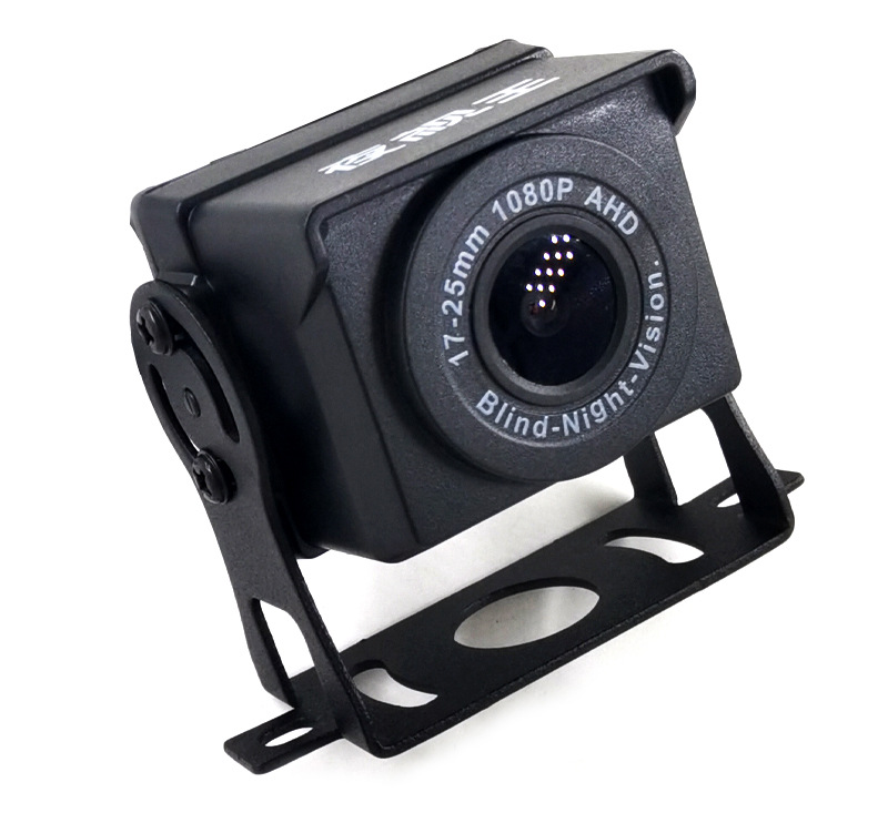 Two-Channel Monitoring Dashcam with Dual Recording Display for Front and Rear, Bus Reversing Image, 12V/24V, No Installation Required