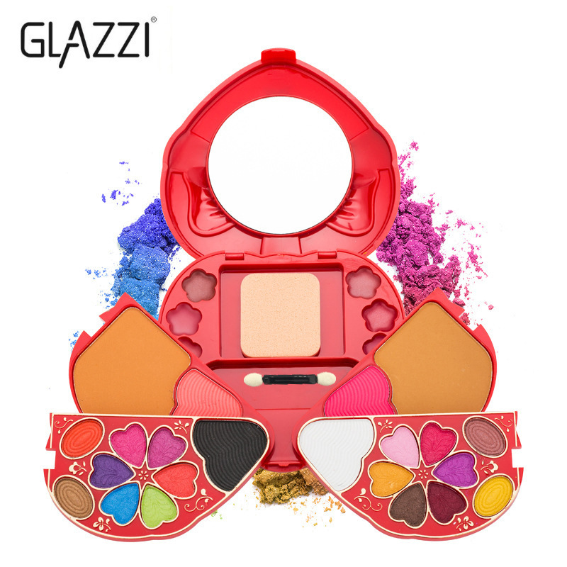 Gazzi ojo sombra combinación maquillaje placa pearlescente mate ojo sombra caja belleza traje venta al por mayor entrega de una sola pieza