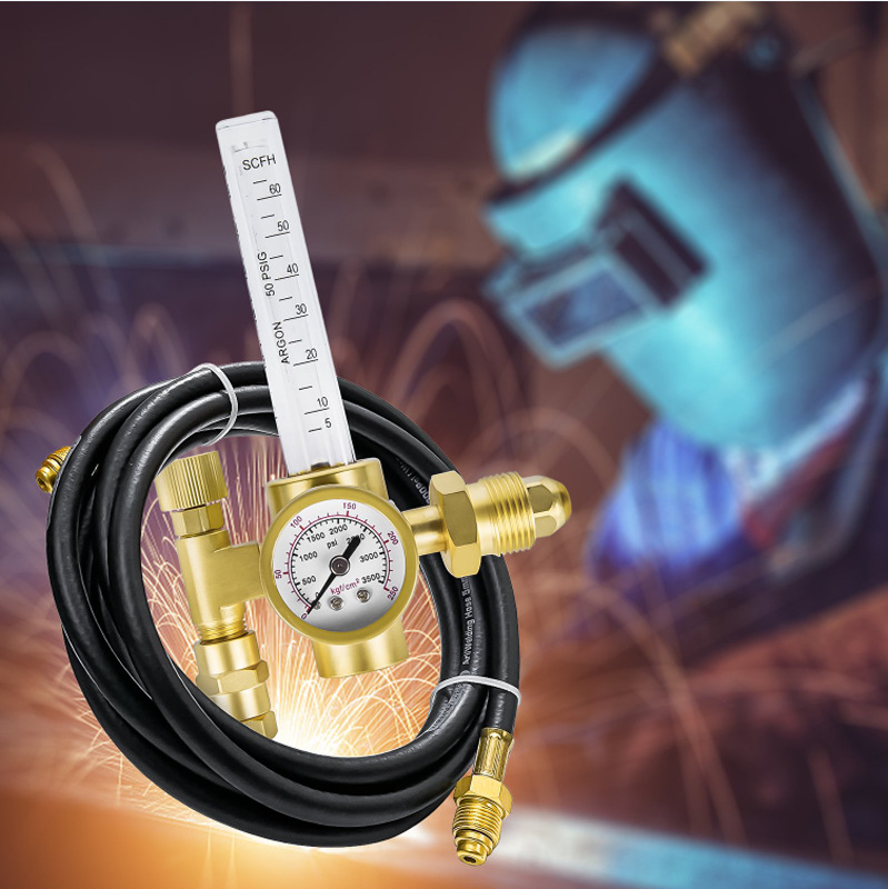 191全铜外贸氩气减压器节能出口氩弧焊机减压阀氩气流量计CGA580