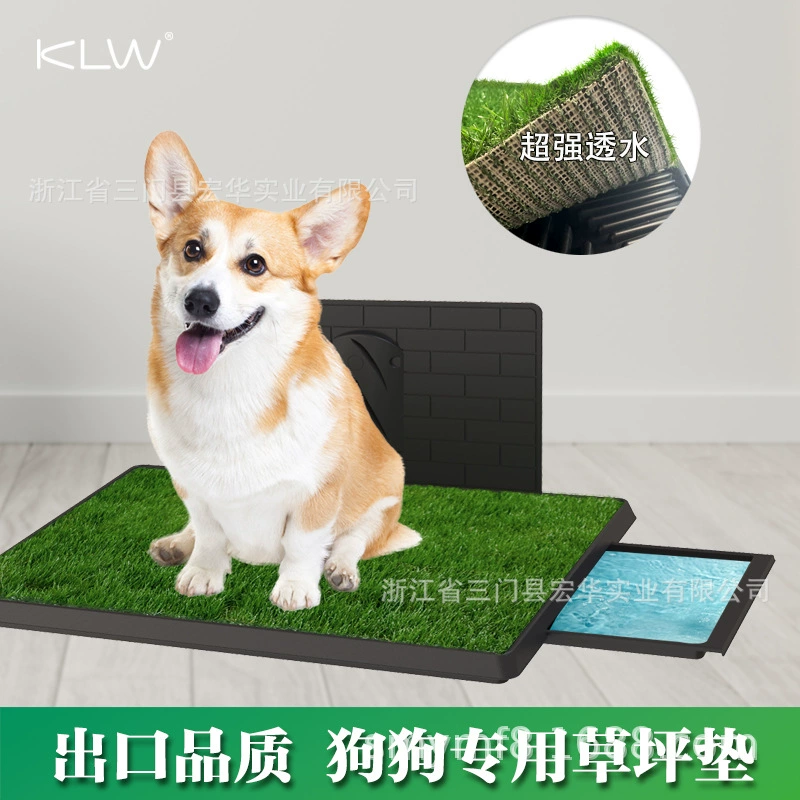 Большой выдвижной туалет для домашних животных с имитацией настенной перегородки, брызгозащищенный туалет для домашних животных, легко чистится 20x30 дюймов