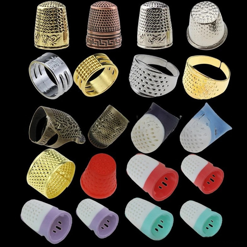 DIY顶针压线顶针指套合集 塑料顶针手工拼布缝纫压线专用