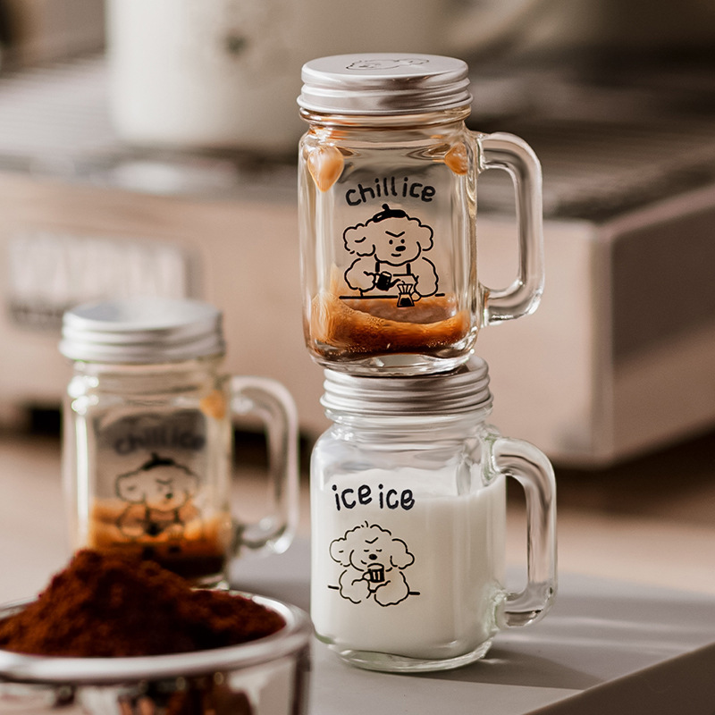 Puppy Mini Coffee Concentrate Bottled Cold Extract Packaging Transparent Sealed Bag Small Storage Jar