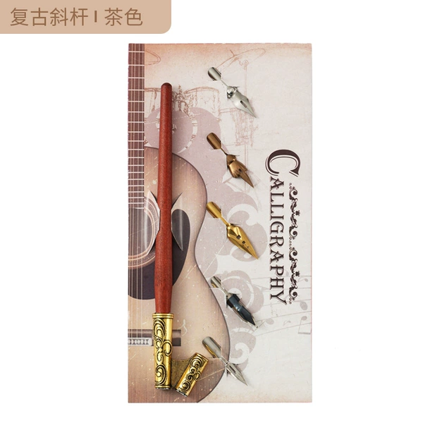 CA290GOLD ancient gold (color card bag installed wooden rod dual -use dipping pens)