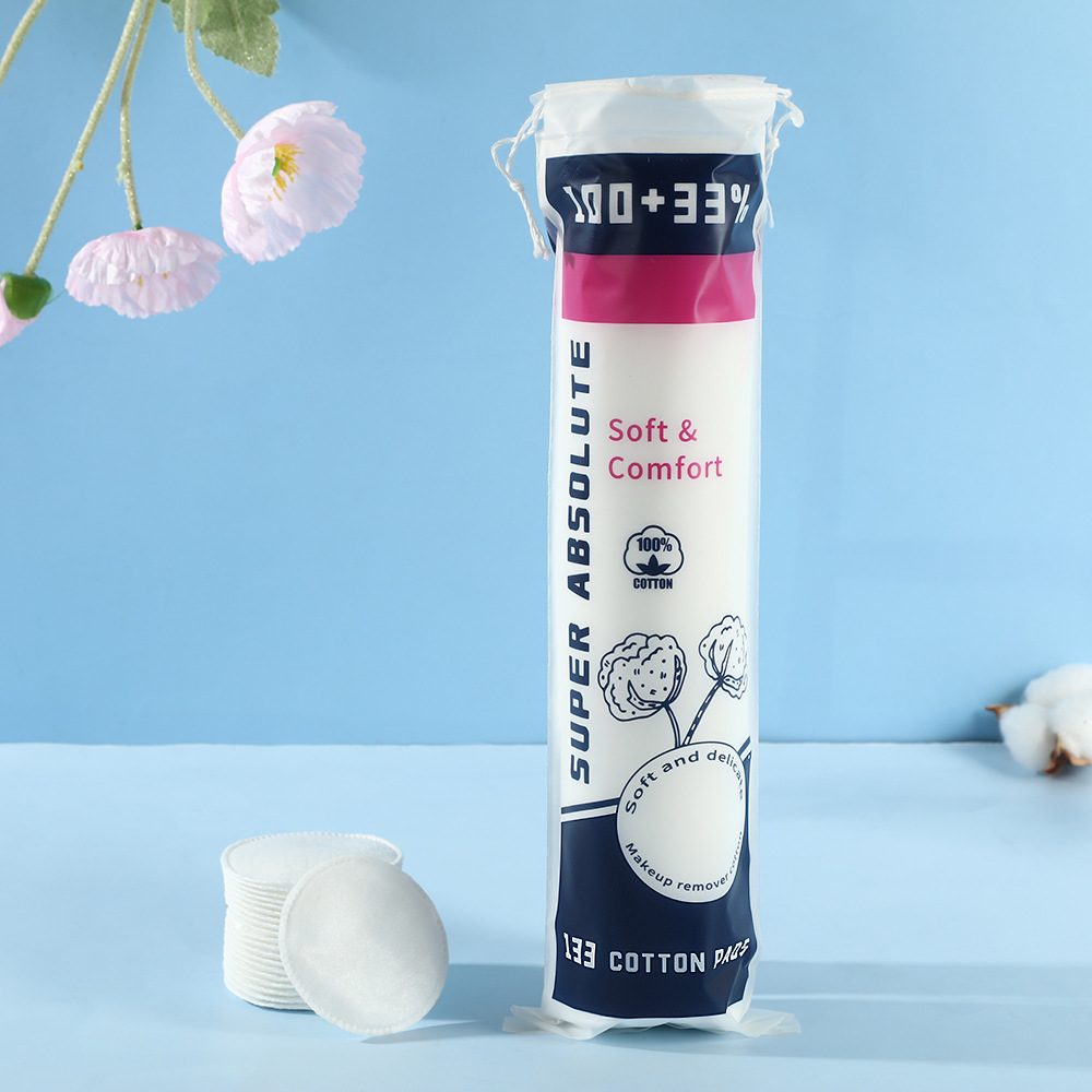 Algodón cosmético ultra suave y cómodo transfronterizo, 133 piezas de algodón húmedo, algodón de limpieza de la cara, algodón único