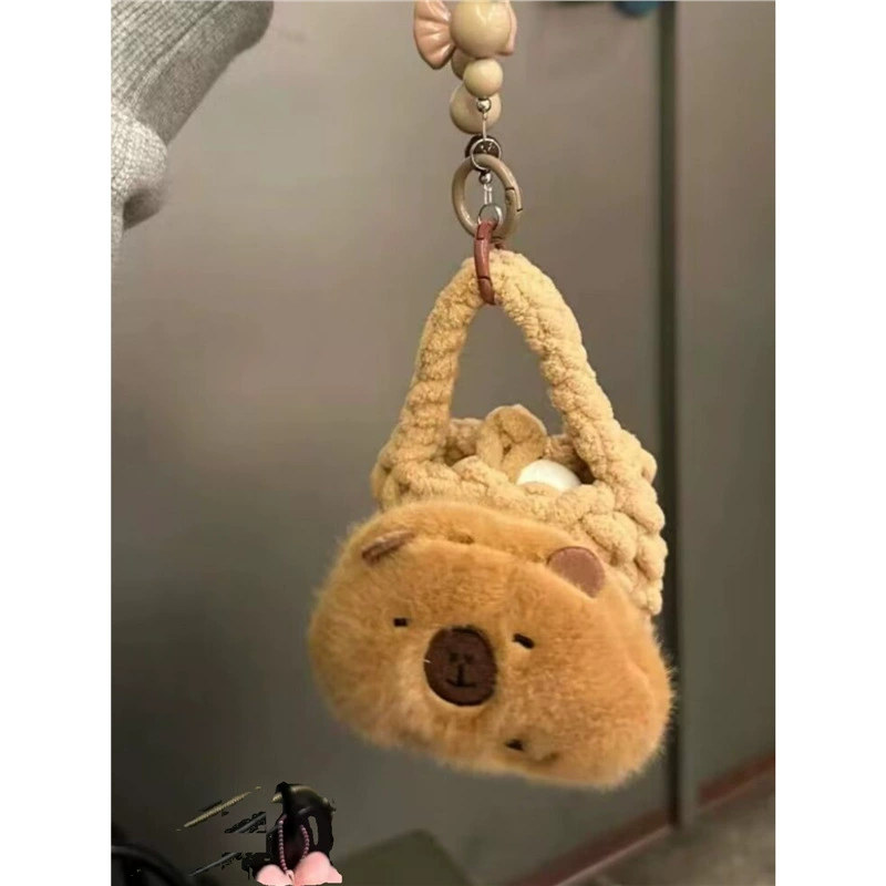 Почтовый Autumn Winter Plush Card Posela Bag - сумка-подголовник для собак с ушами или версия Kapibala, стандарт