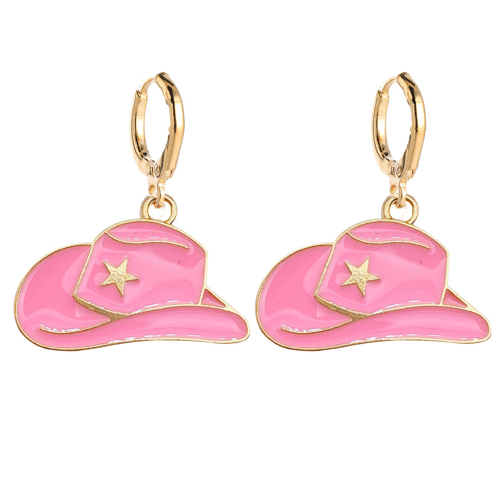 Women's Gender Wholesale Jewelry Cartoon Style Geometric Alloy Enamel Drop Earrings