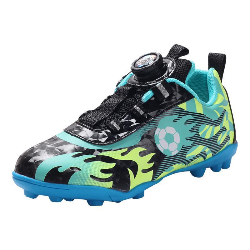 Zapatillas Deportivas Infantil con Botón Giratorio, Resistentes al Impacto, para Entrenamiento Profesional