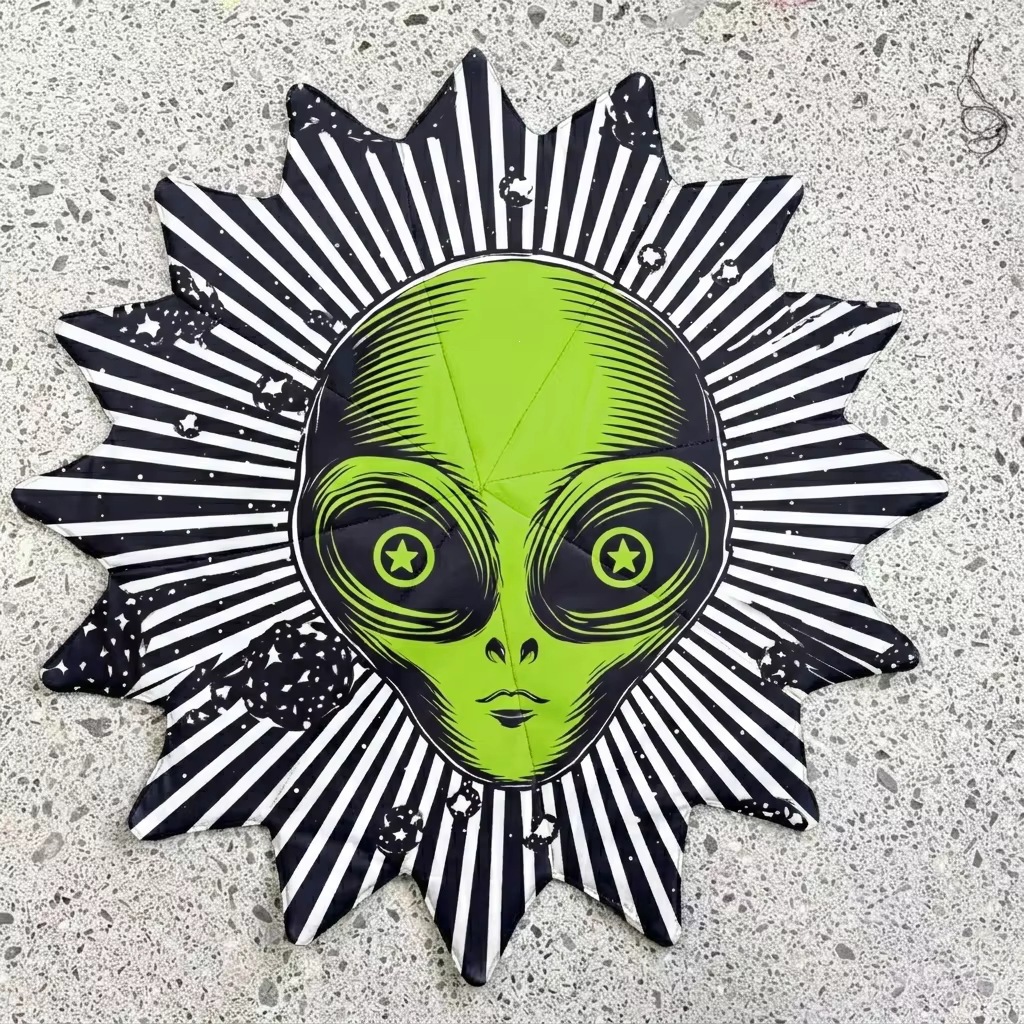 Ultraviolet light glowing alien star eye Dapo star 26 inch | For electronic music