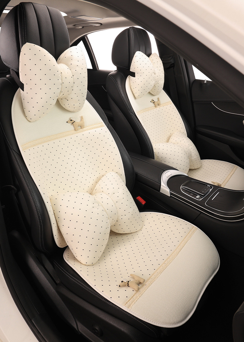 26 Models of Car Seat Cushions for All Seasons, Suitable for Volkswagen Lavida, Jetta, and Bora, Front Driver and Passenger Single-Piece Seat Cushions