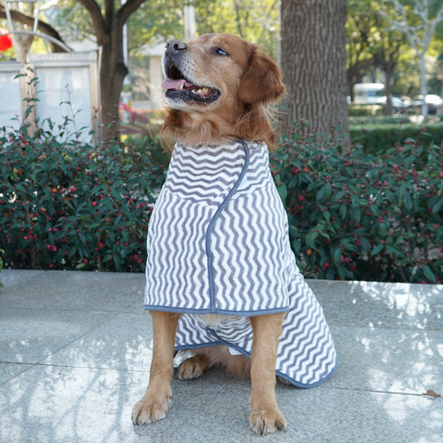 Pet it microfiber absorbent pet bathrobe towel printed quick-drying cat and dog bath towel cross-border supply wholesale