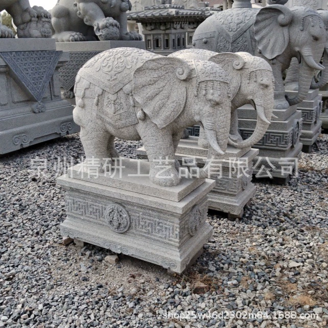 Каменная резьба слон гранит слон белый мраморный мраморный каменный слон храм блок декоративный орнамент слон
