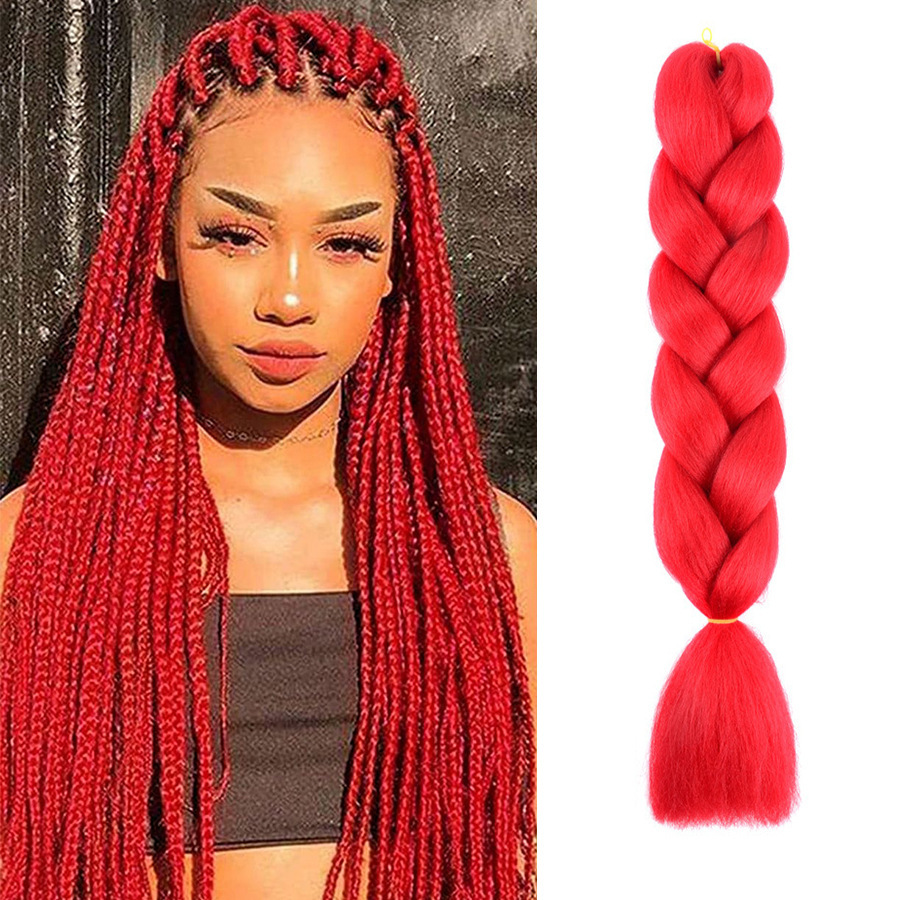 Trenzas Africanas Sintéticas de Fibra de Alta Temperatura para Crochet image 19