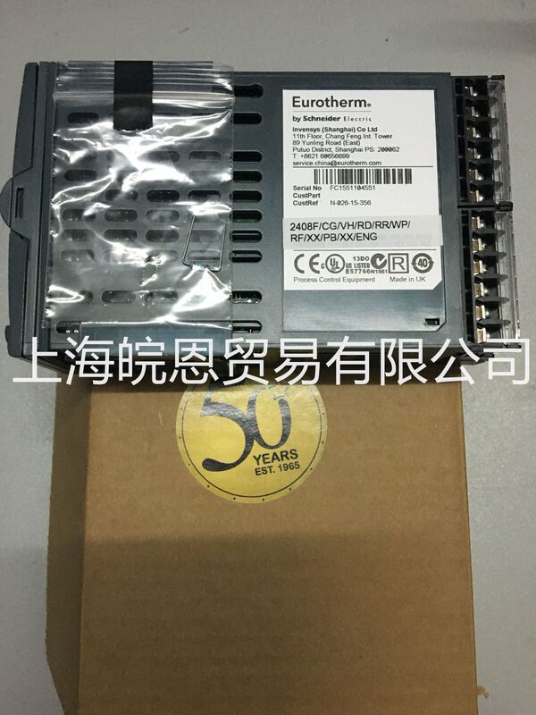 British EUROTHERM Thermostat Instrument 2408F/CC/VH/RR/XX/XX/RF/XX/FB/XX/ENG