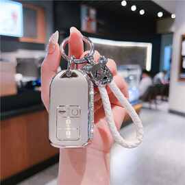 适用于钥匙套十代思域雅阁壳xrv车crv缤智皓影凌派飞度浩影扣