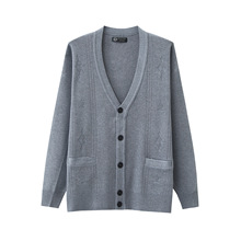 一件代发春秋装日系jk制服学院风开衫毛衣学生外套长袖V领针织衫