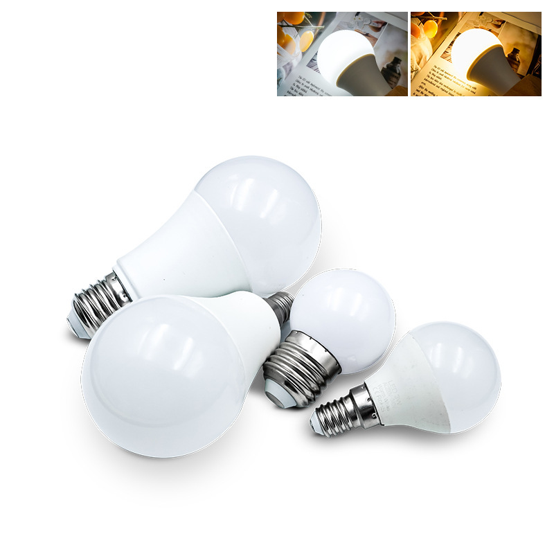 クロスボーダー LED ネジ電球 e27 電球ランププラスチックパッケージアルミ超高輝度屋内照明家庭用省エネ電球卸売|undefined