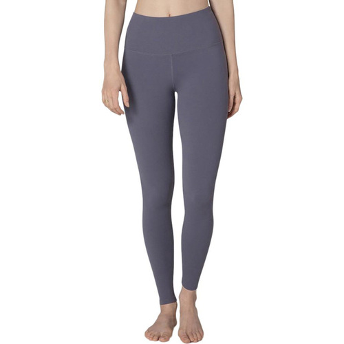 Autumn and winter pure color high-waist cropped leggings, figure-flattering yoga pants, women's cropped sweatpants, women's wholesale